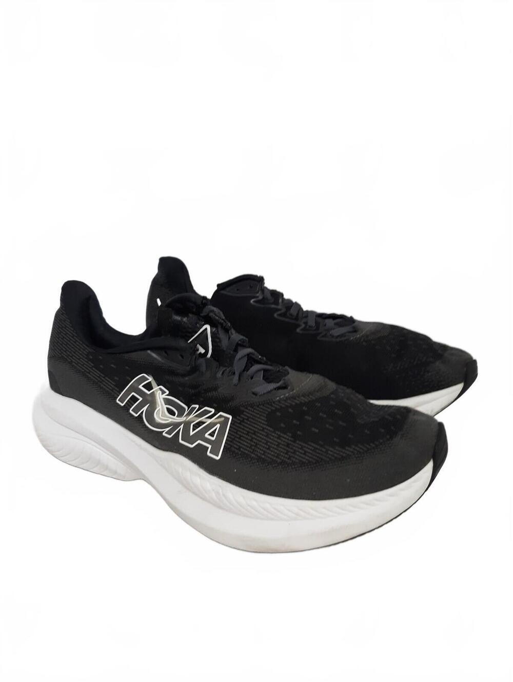 Hoka Mach 6 Black White 1147833-BWHT Mens Size 12 2E